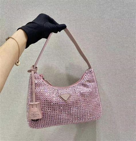 bolsa prada brillos|bolsas de prada mujer.